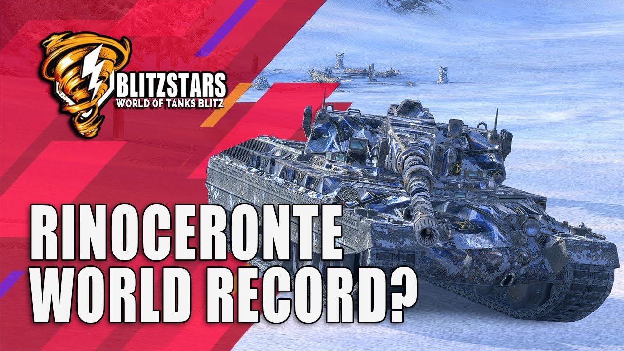🔫 Rinoceronte WORLD RECORD? | World of Tanks Blitz