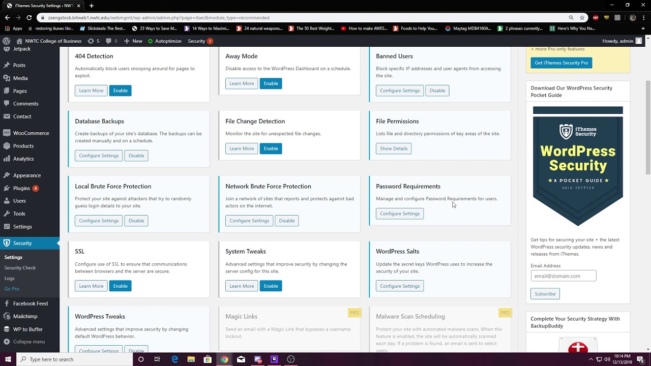 Plugin Review #3 iTheme Security