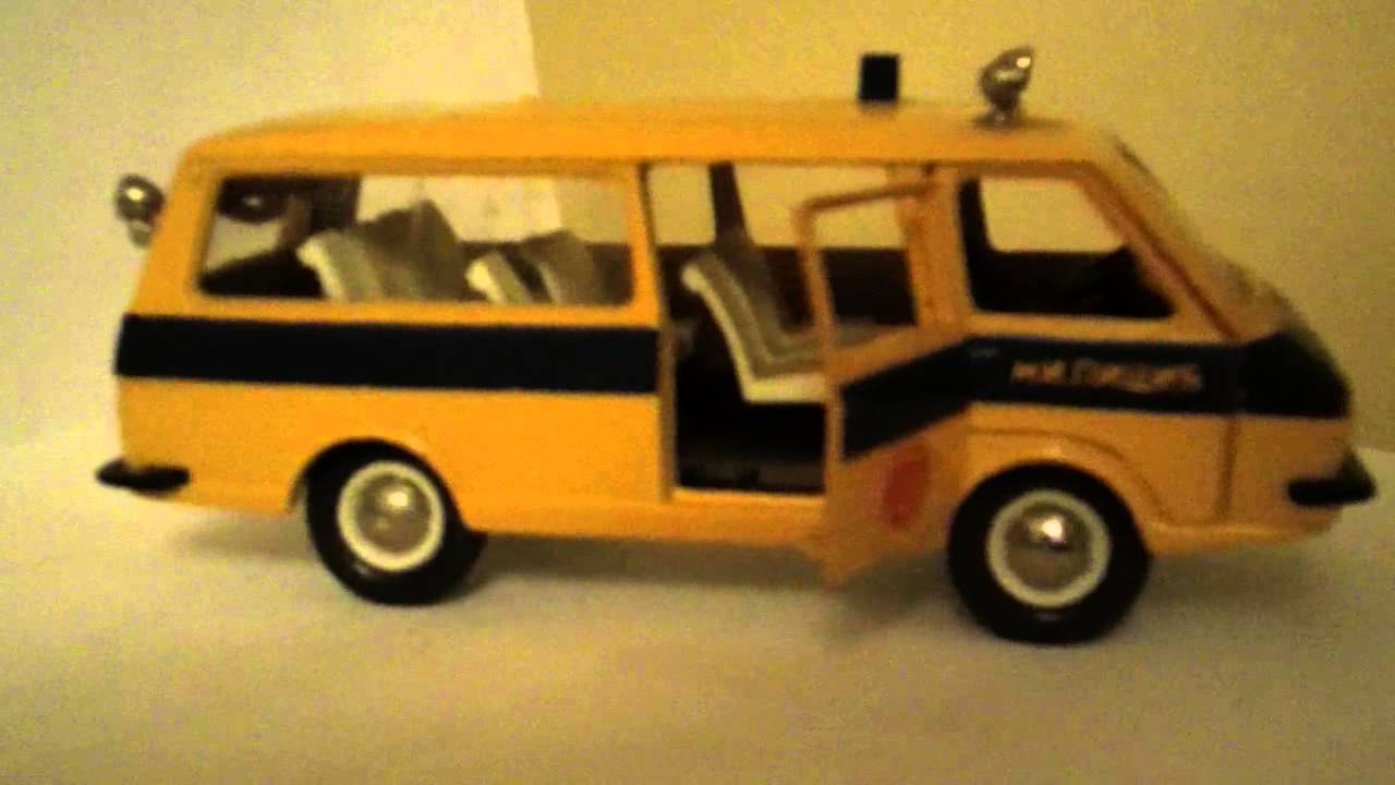 ►Модельки 1:43 | RAF-2203 Latvija Police A18 | автомобили СССР &ndash; MADE IN USSR VIDEO HD