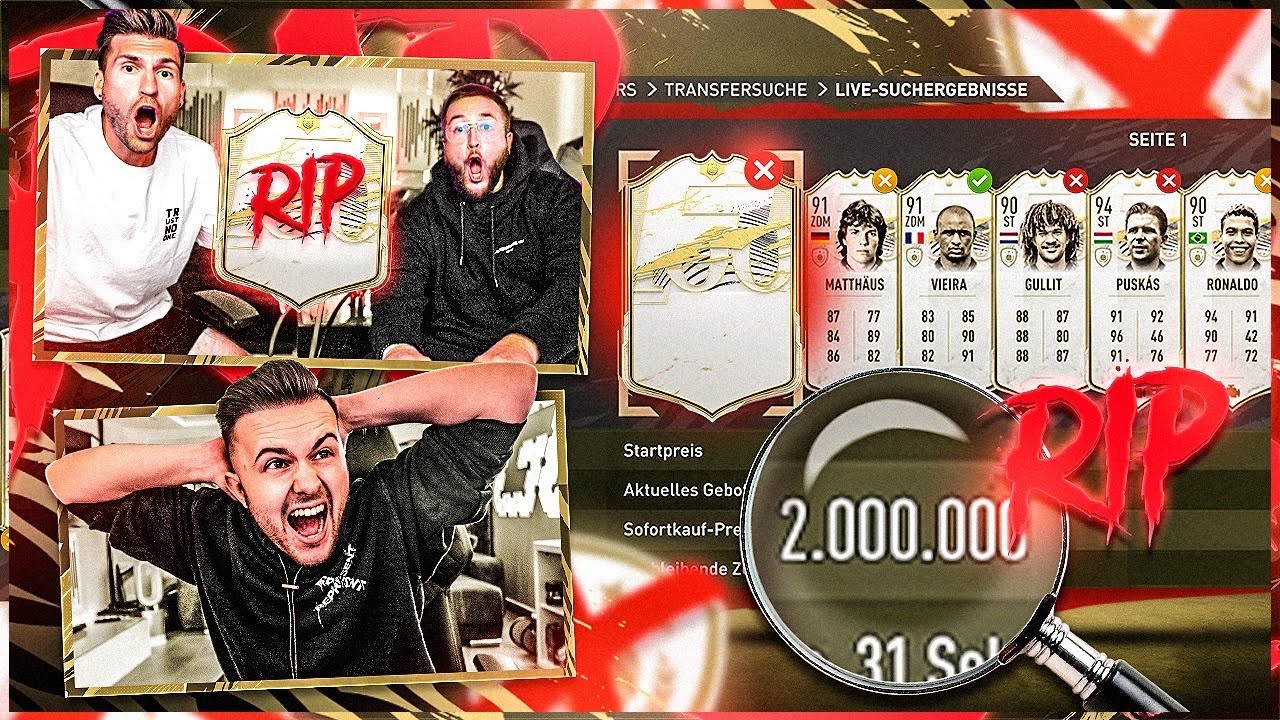 AUA 😩 2 Mio Price Range SCHALLERT REIN .. 💀 ICON DISCARD BATTLE vs GamerBrother !! FIFA 21