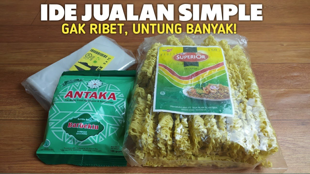 IDE JUALAN CEPAT LARIS !! Modal Cuma Mie Instan Superior | Bikin Usahamu Lancar Dan Untung Banyak