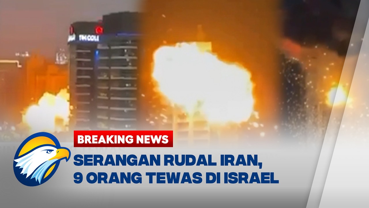 BREAKING NEWS - Rudal Iran Hancurkan Tempat Ibadah di Israel, 9 Tewas