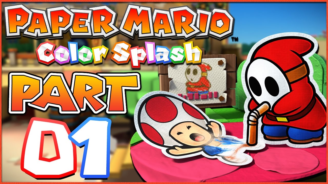 Paper Mario: Color Splash | Part 1 - Paint the Town Red