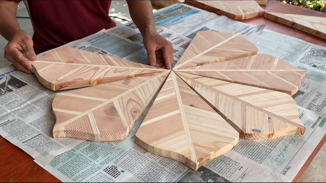 The Idea Of ​​Making A Coffee Table From Recycled Wood Is Simple And Easy // The Result Is Amazing