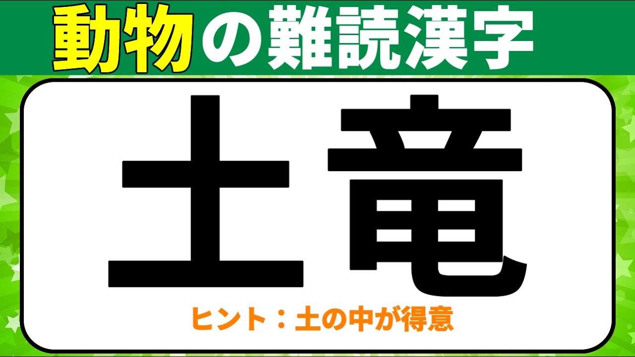 【動物難読漢字】全30問！読み方の難しい動物の漢字クイズ【答え付き】