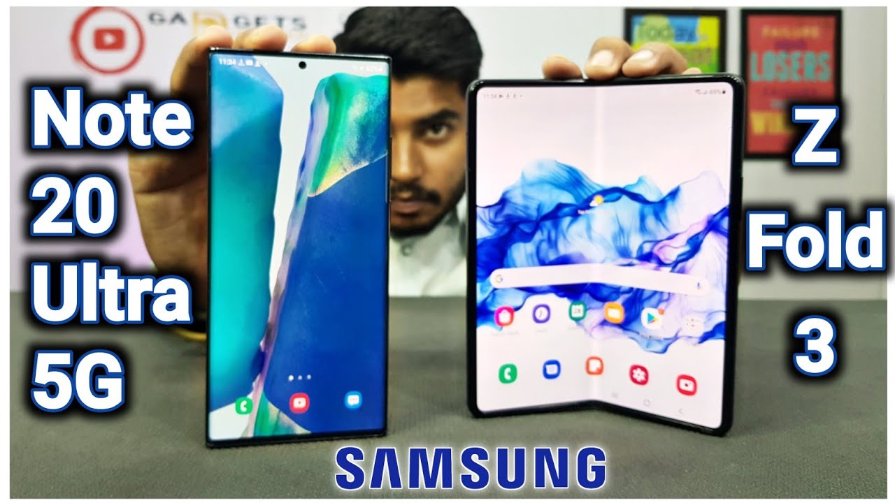 Samsung Z Fold 3 & Galaxy Note 20 Ultra | Which One To Buy in Hindi