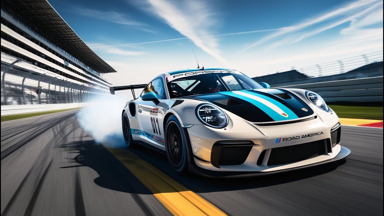 CORRIDA: 10 VOLTAS de ROAD AMERICA com PORSCHE 911 RSR 2017