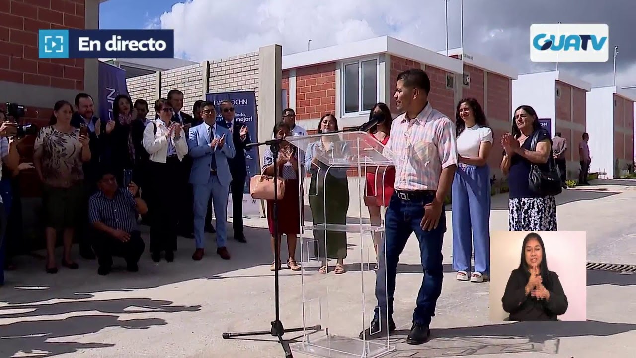🔴 | Inauguración del programa Mi Primera Casa y entrega de la primera vivienda.