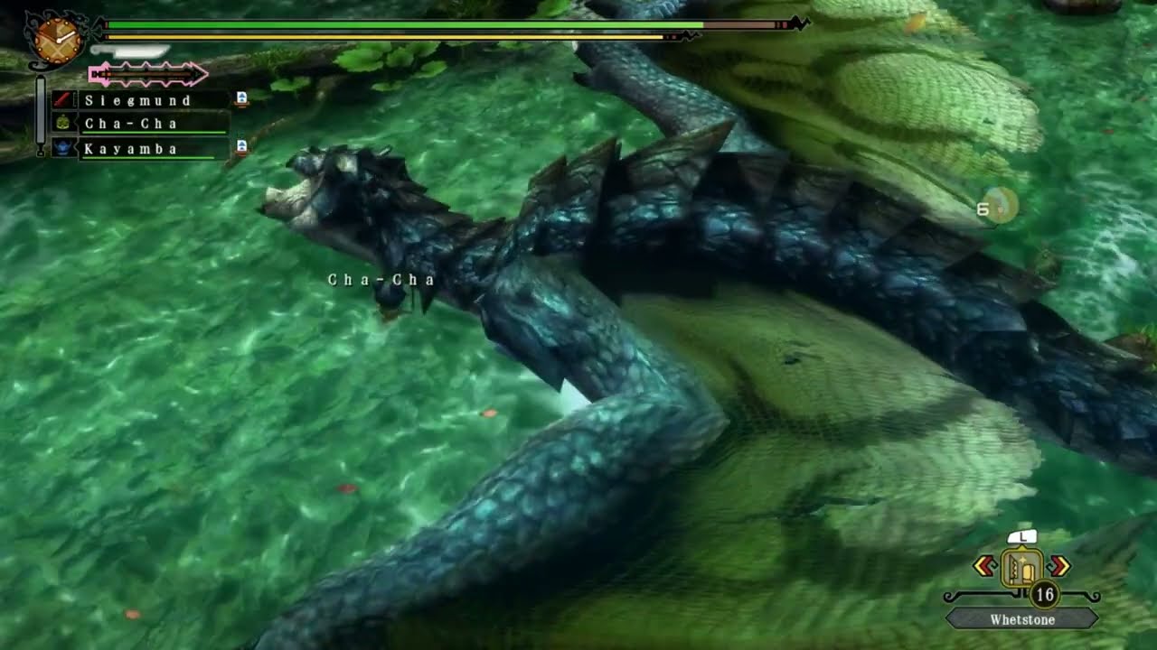 MH3U -  G-Rank Azure Rathalos Hunt | Long Sword