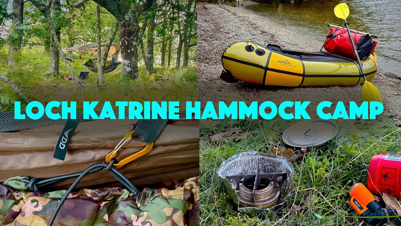 Loch Katrine - Packraft Wild Camping - Lots of New Kit - Not all TEMU - Plus Millions of Midges !!