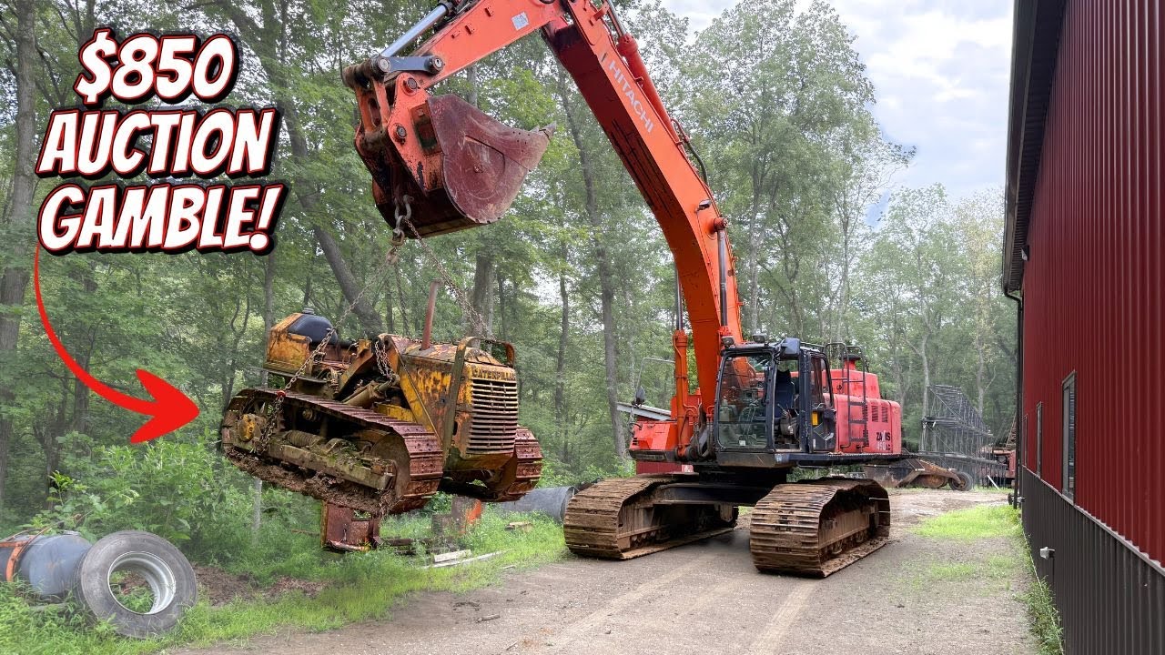 1950s Caterpillar hasn’t run in many years ... WILL IT START??