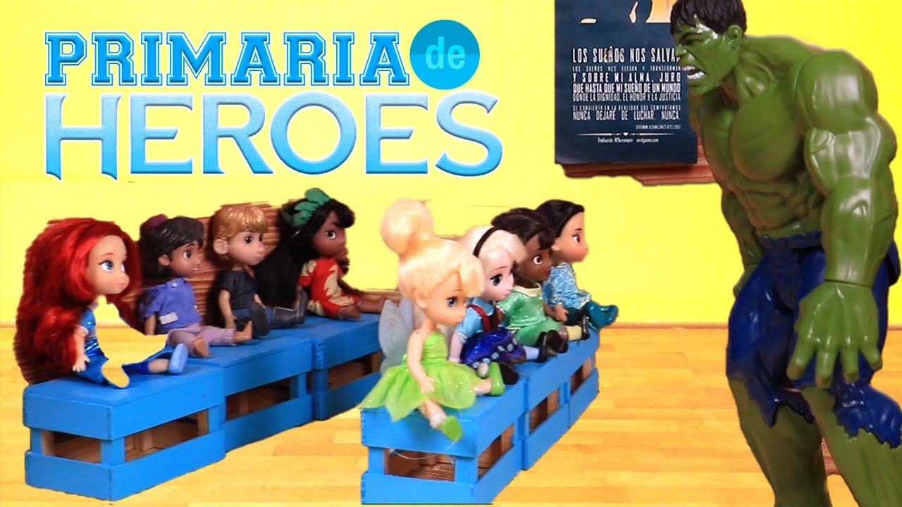 PRIMARIA DE HÉROES!: PRINCESITAS de DISNEY en su Primer día de Clases! - Juguetes Fantásticos
