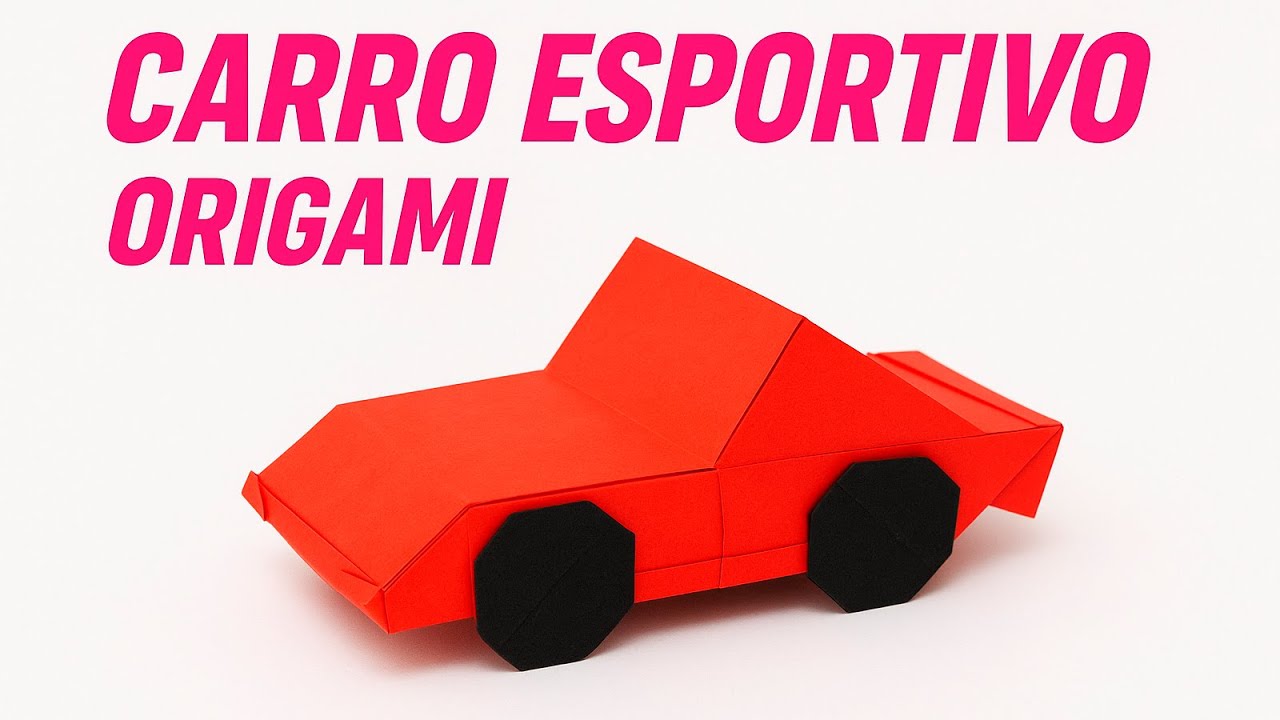 Origami de Carro Esporte - Ferrari 250 GTO - Tutorial Completo em Portugu&ecirc;s BR