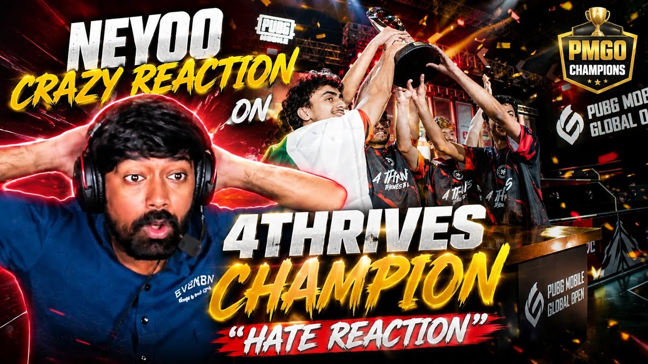 Neyoo Gaming плачет после победы 4Thrives на PMGO! 😭🔥 | Разоблачение хейта в адрес Neyoo!