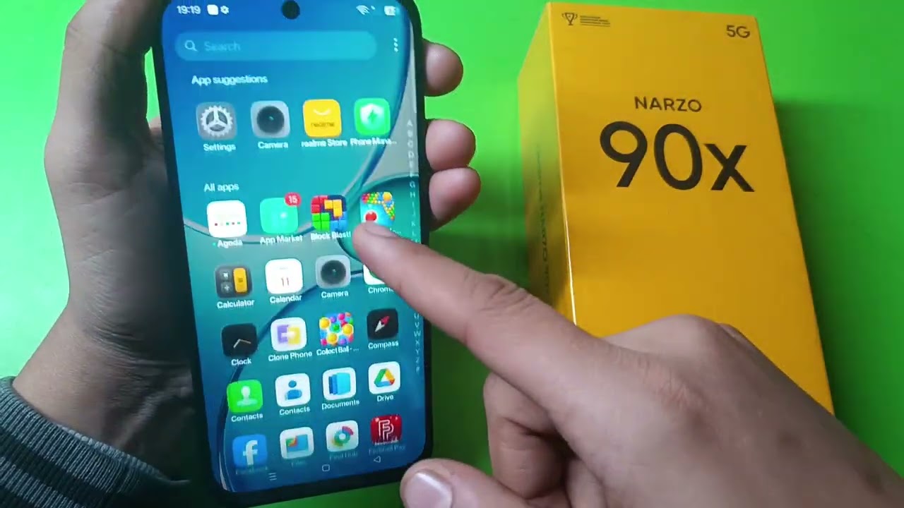 Realme Narzo 90X &mdash; Как включить функцию подсветки по краям экрана