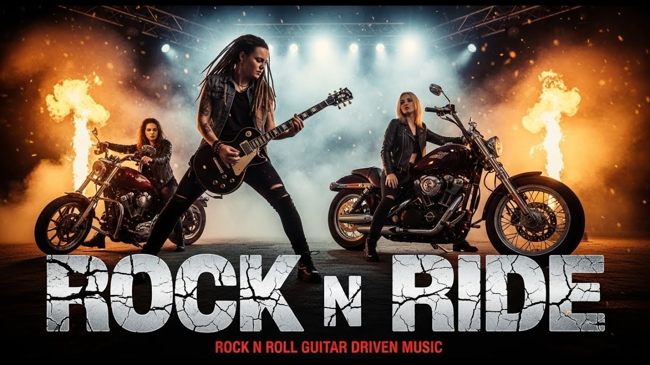 Best Music Rock n Roll 🎶 Rock n Ride 🎸 Rock n Roll Guitar Driven Music