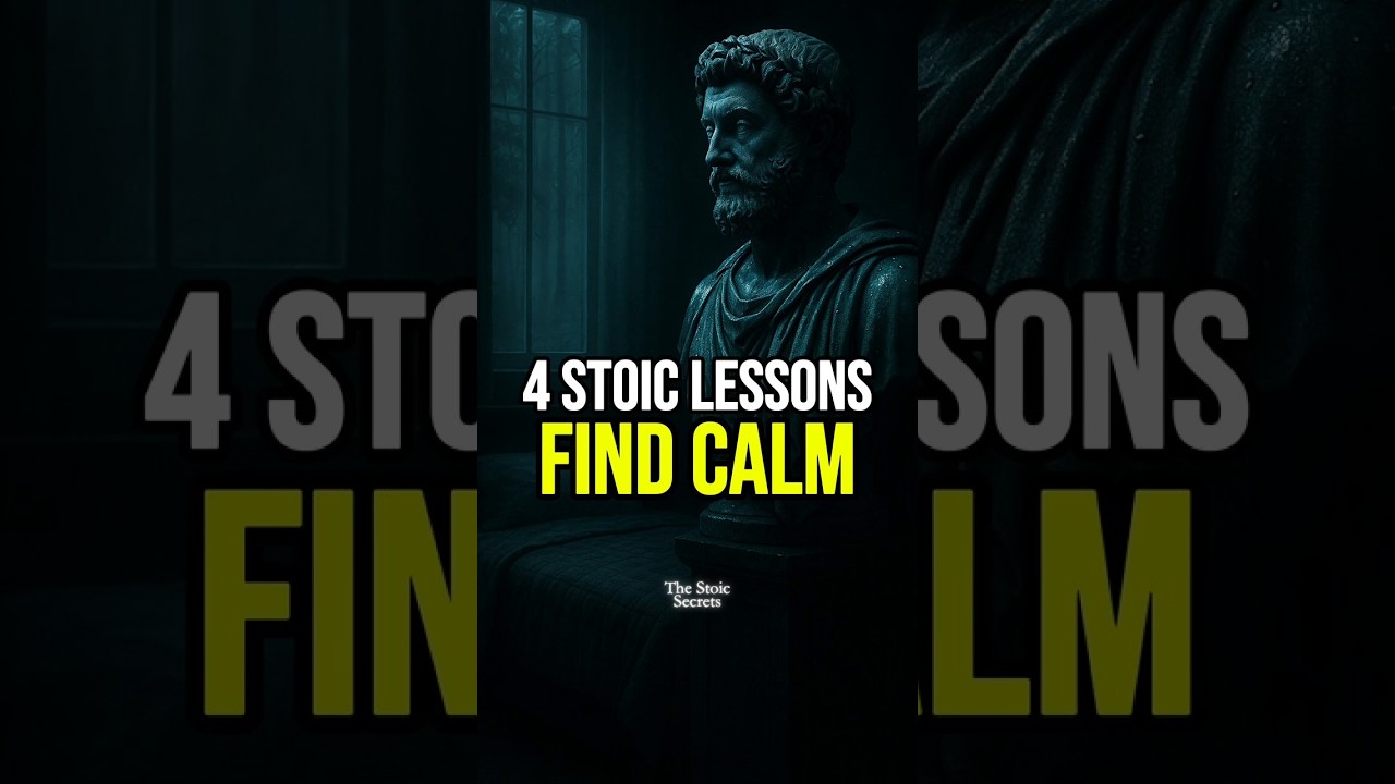 4 Stoic Principles from Marcus Aurelius' Meditations