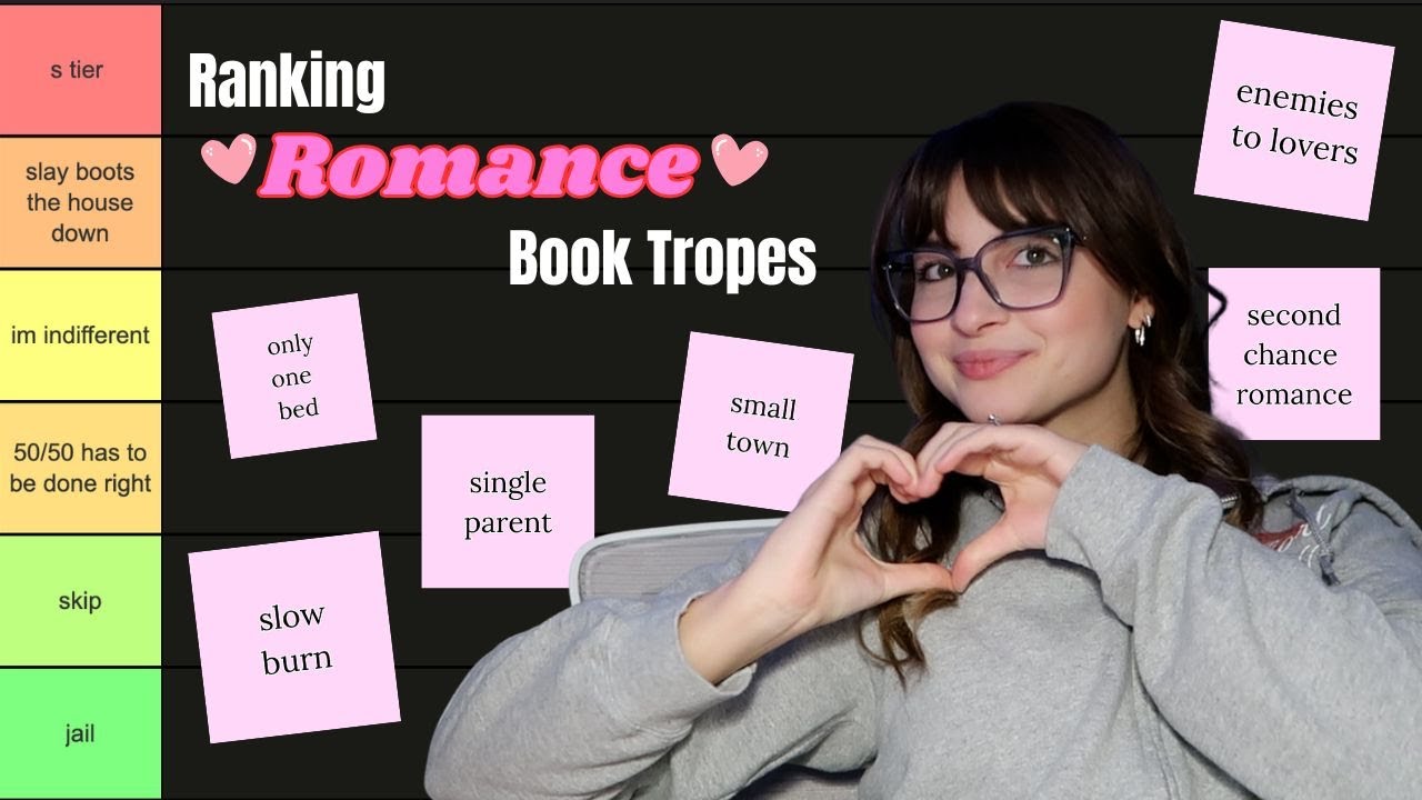 tier ranking romance book tropes | bookmas day 2 🎄