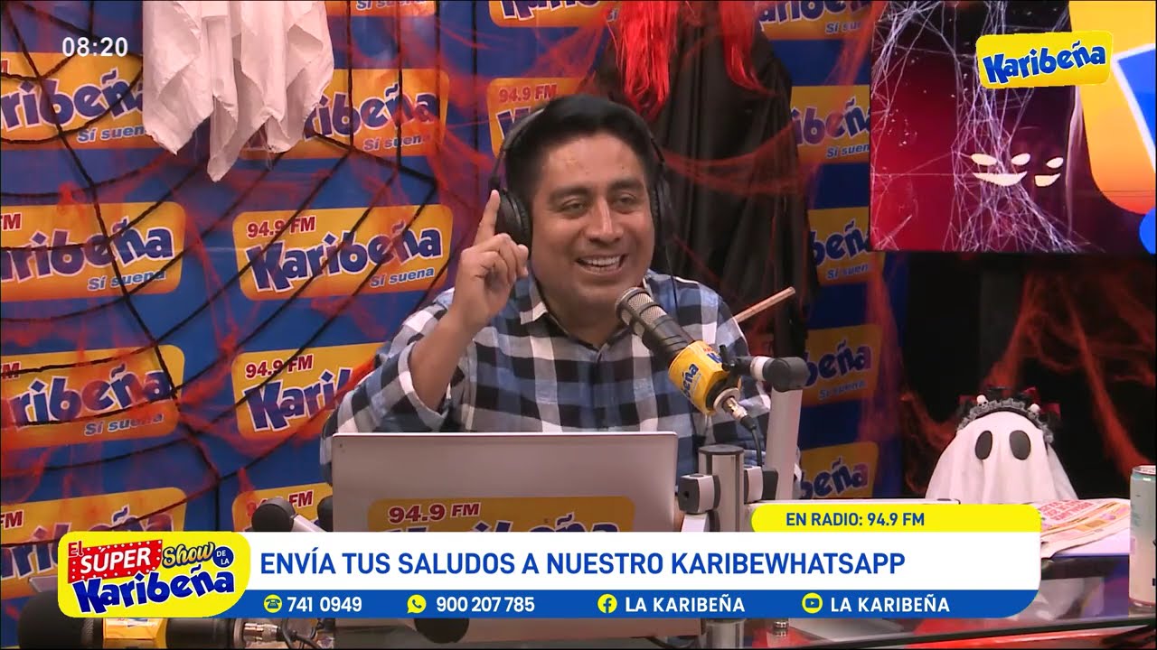 &iexcl;Miguel Moreno se vacila con los saludos m&aacute;s divertidos del Karibewhatsapp! 😂😂🎙️