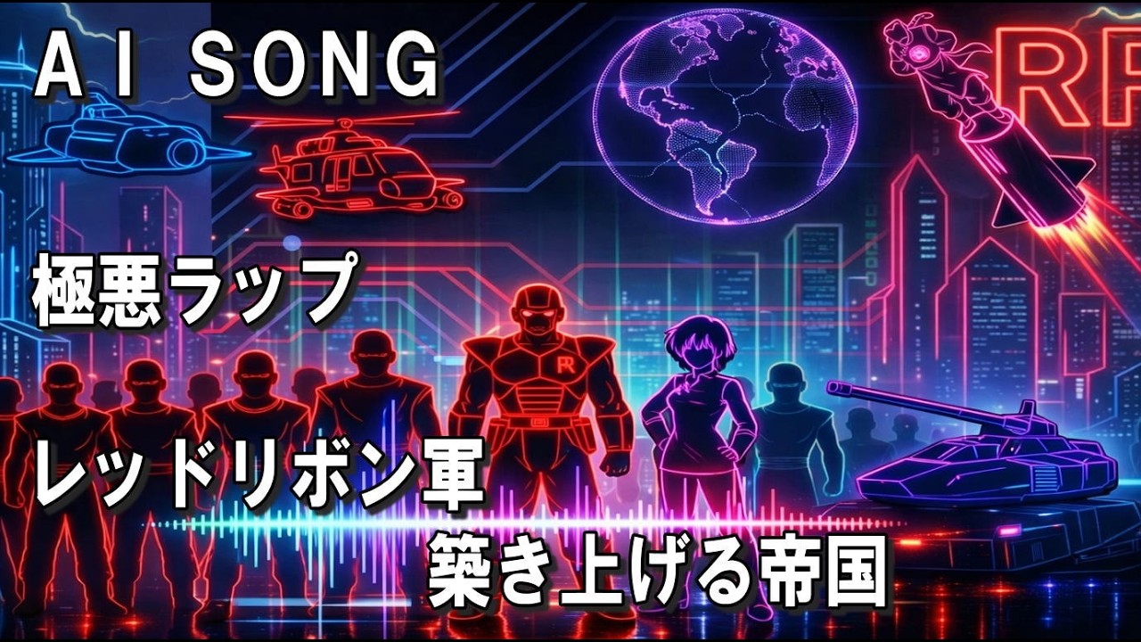 【非公式】レッドリボン軍オリジナルファンソング「Red Ribbon Army」フルバージョン【AI楽曲/Dragon Ball Fan Made】