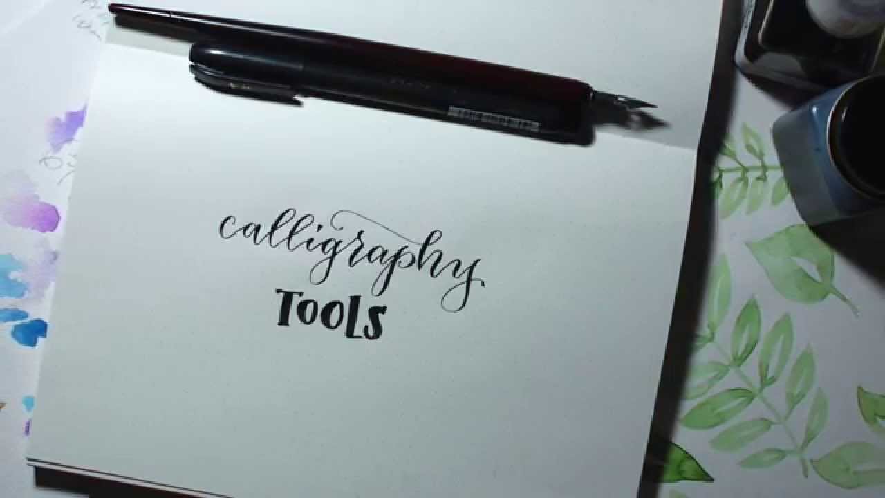 Calligraphy Starter Tools