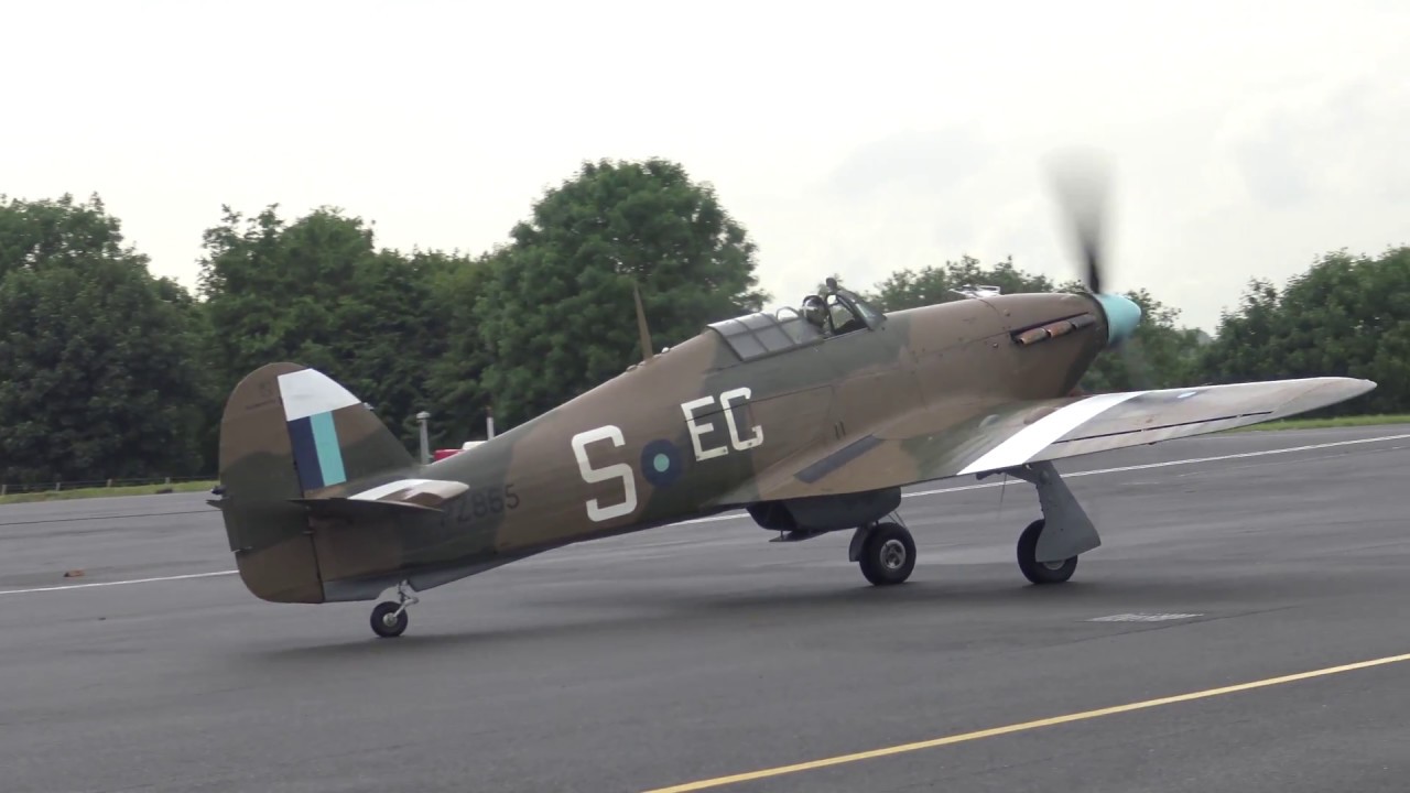 BBMF Hurricane PZ865 & Spitfire TE311   Biggin Hill Airshow 2016