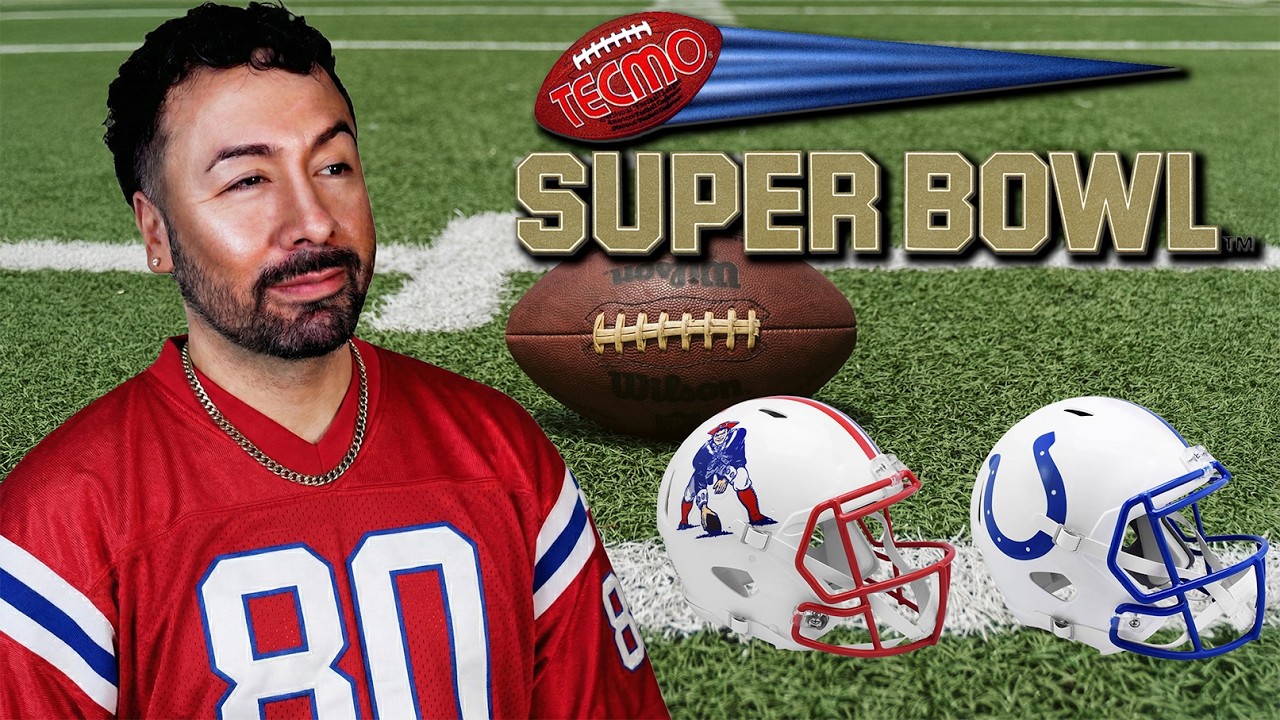 New England Patriots Week 1 vs Indianapolis Colts | Tecmo Super Bowl Worst Team