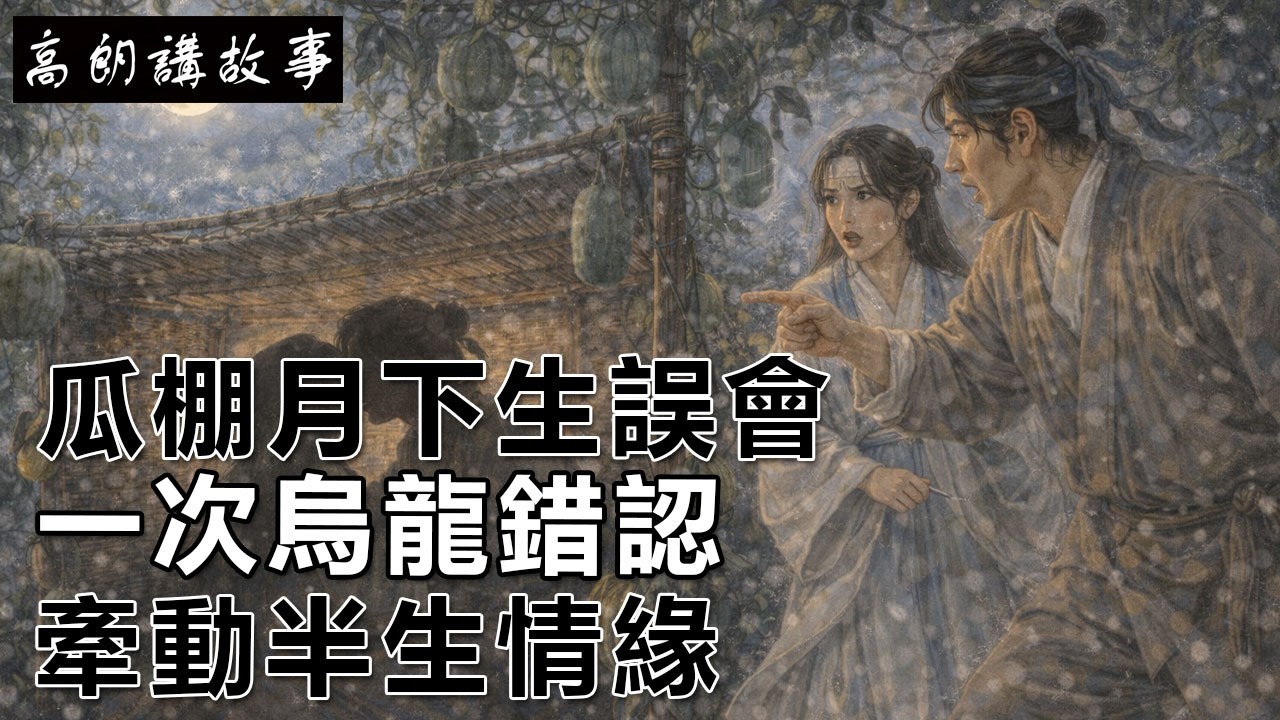 民間故事：瓜棚月下生誤會，一次烏龍錯認，牽動半生情緣｜高朗講故事