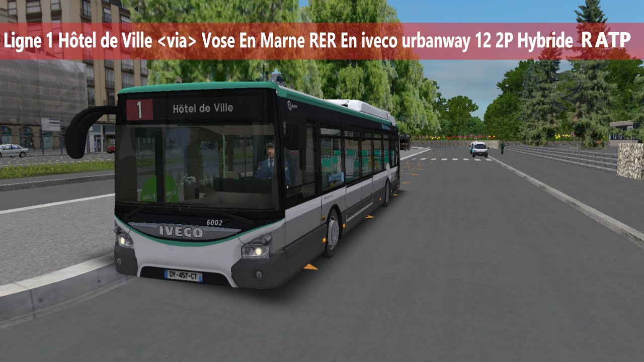 Ligne 1 Retour En iveco urbanway 12m 2P Hybride RATP