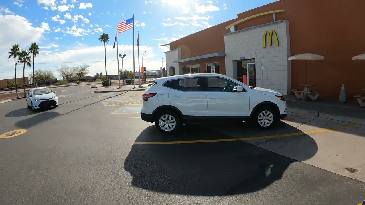 McDonald's App Mobile Order Drive-Thru Pickup, Buy one Big Mac, get one free, Gila Bend, Arizona