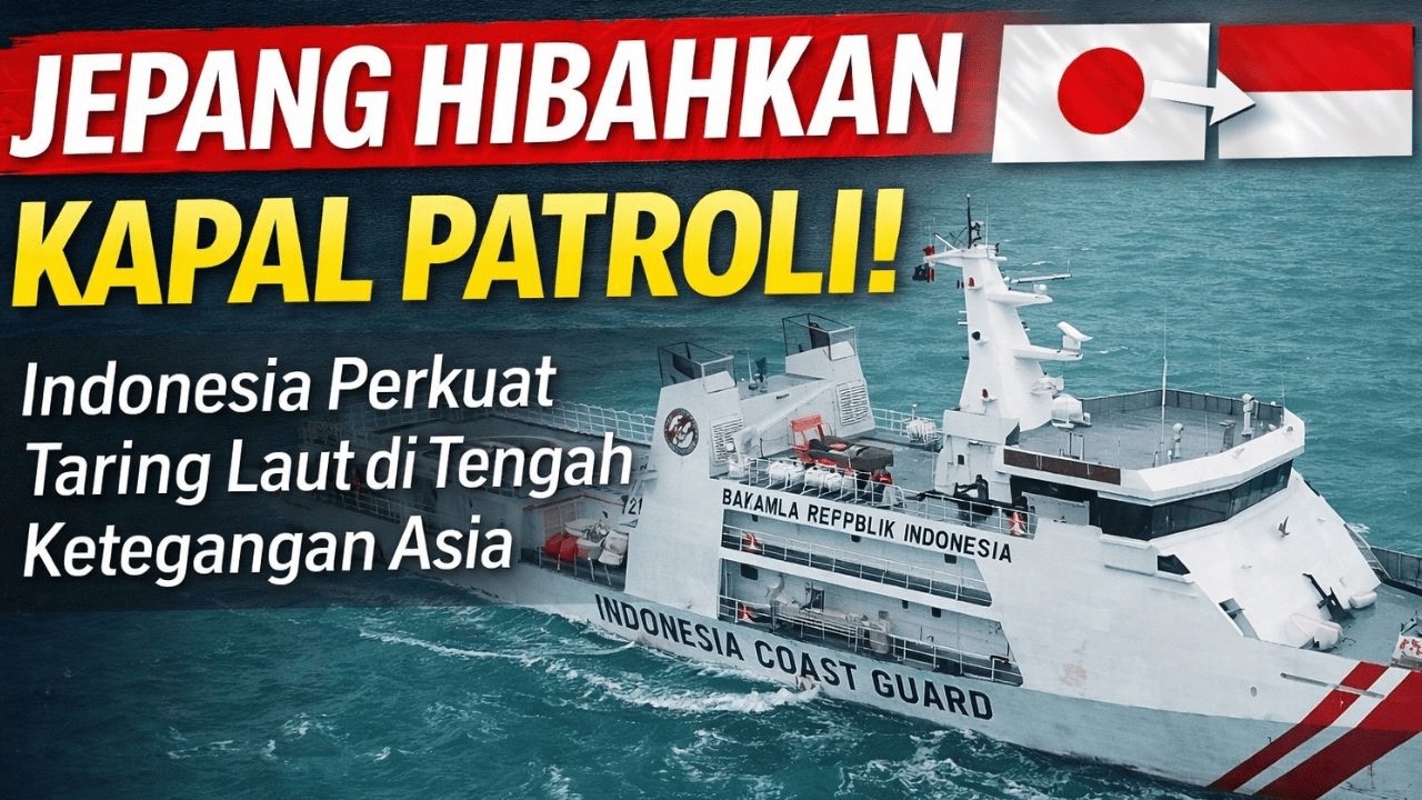 JEPANG HIBAHKAN KAPAL PATROLI! Indonesia Perkuat Kekuatan Laut di Tengah Ketegangan Asia