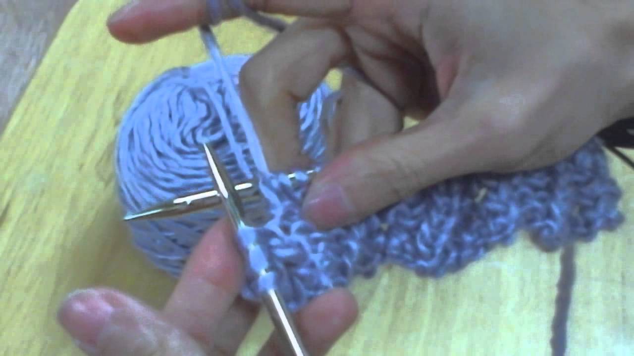 Lace Knit Reversible Cable Scarf - Rows 7-10 (Part 3 of 4)