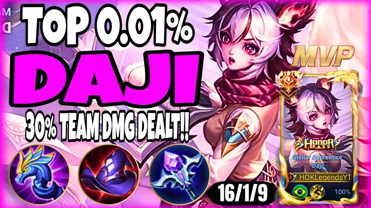 DAJI HONOR OF KINGS | YOU MUST USE THIS BUILD!! - RANK S7 MYTHIC