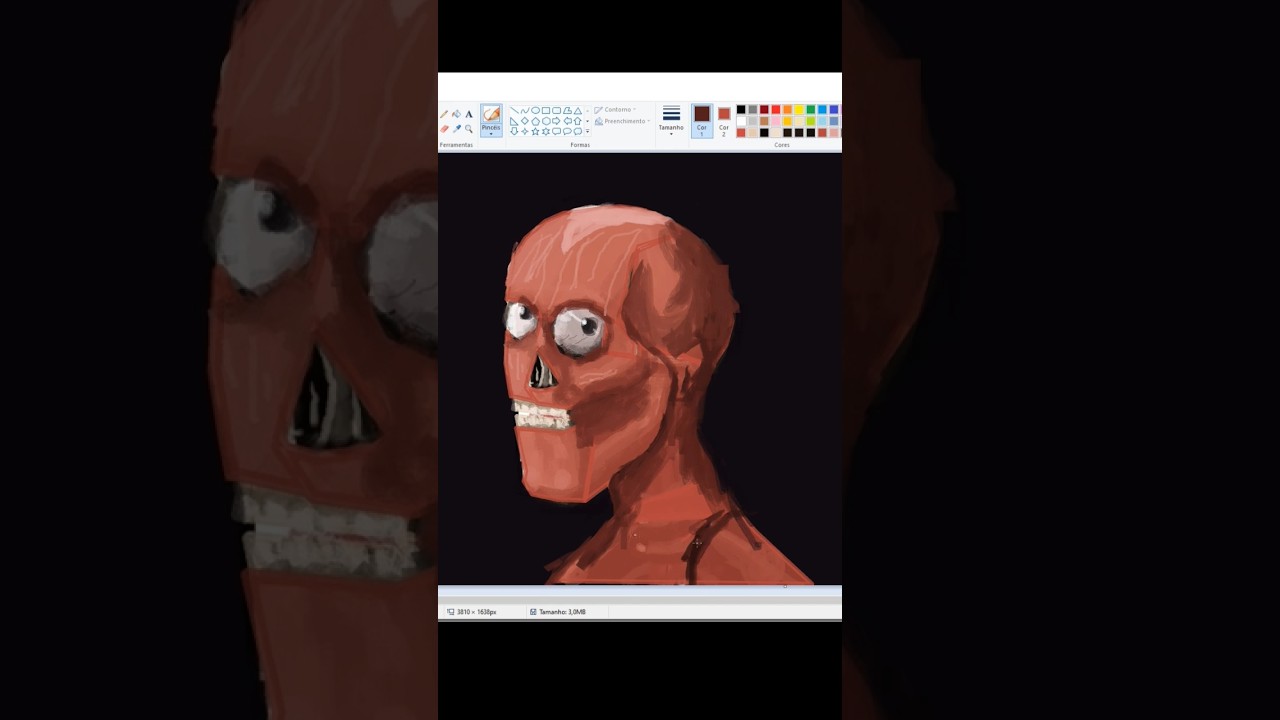 ART anatomy Microsoft Paint mewing #art #microsoftpaint #anatomy #mewing #girlwithapearlearring