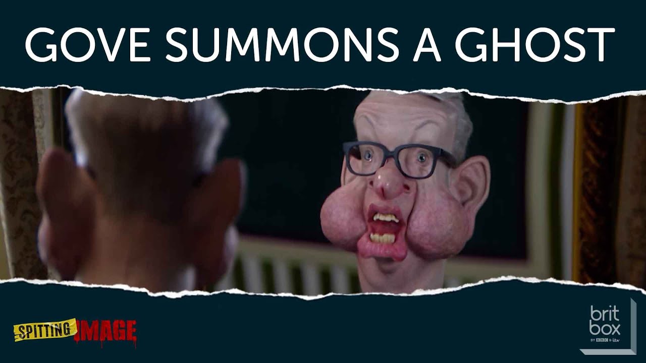 Gove Summons a Ghost | Spitting Image Halloween Special on BritBox