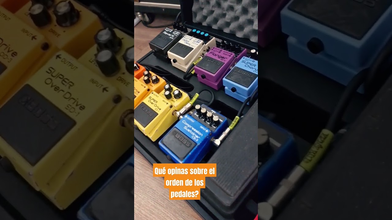 Pedalboard con pedales boss + wah + whammy 🤩 