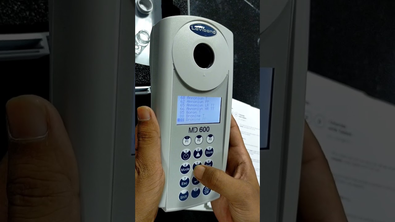 Colorimeter || MD600 || Lovibond || Water Test (Chloride with Tablets)