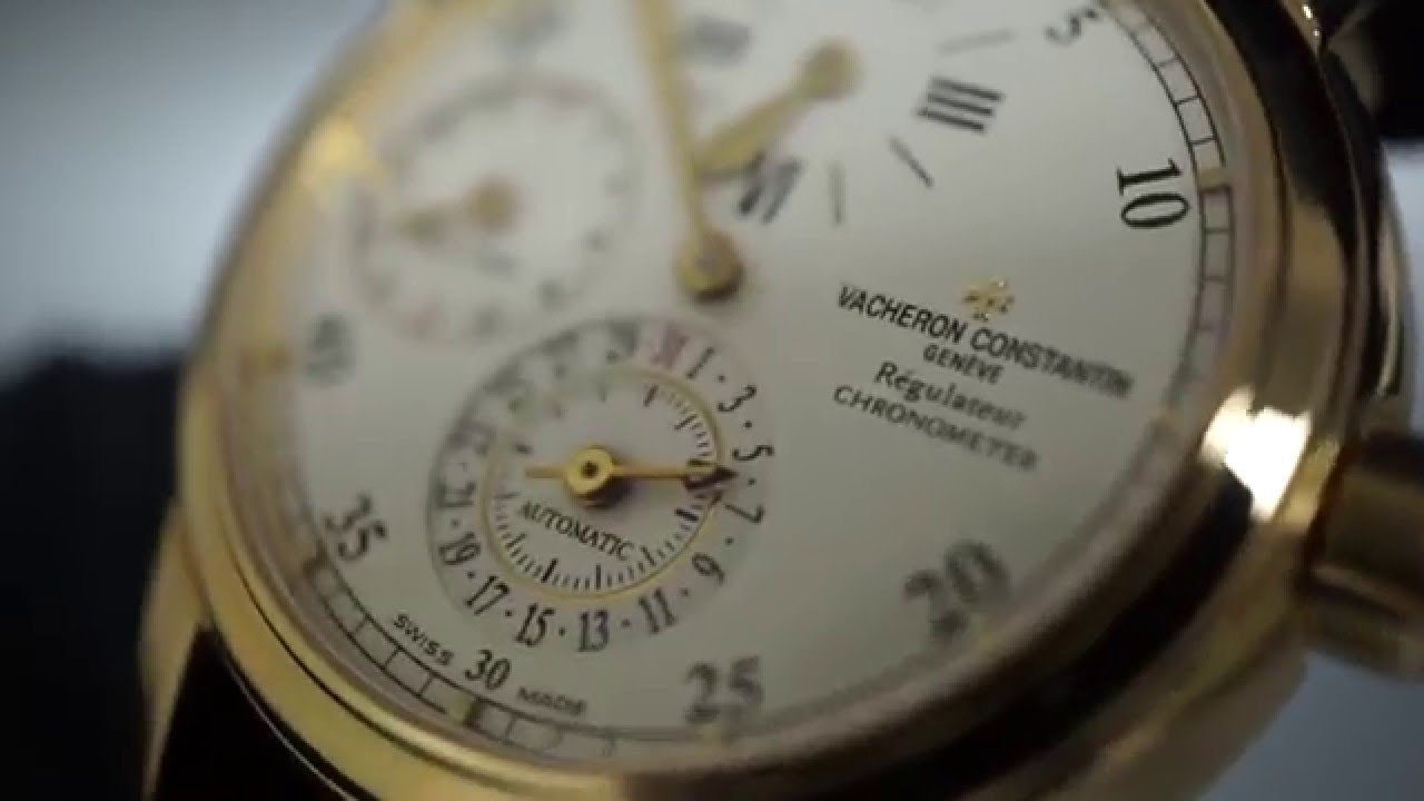 VACHERON CONSTANTIN Malte Dual Time 18k Yellow Gold Regulator 42005/000j-8900