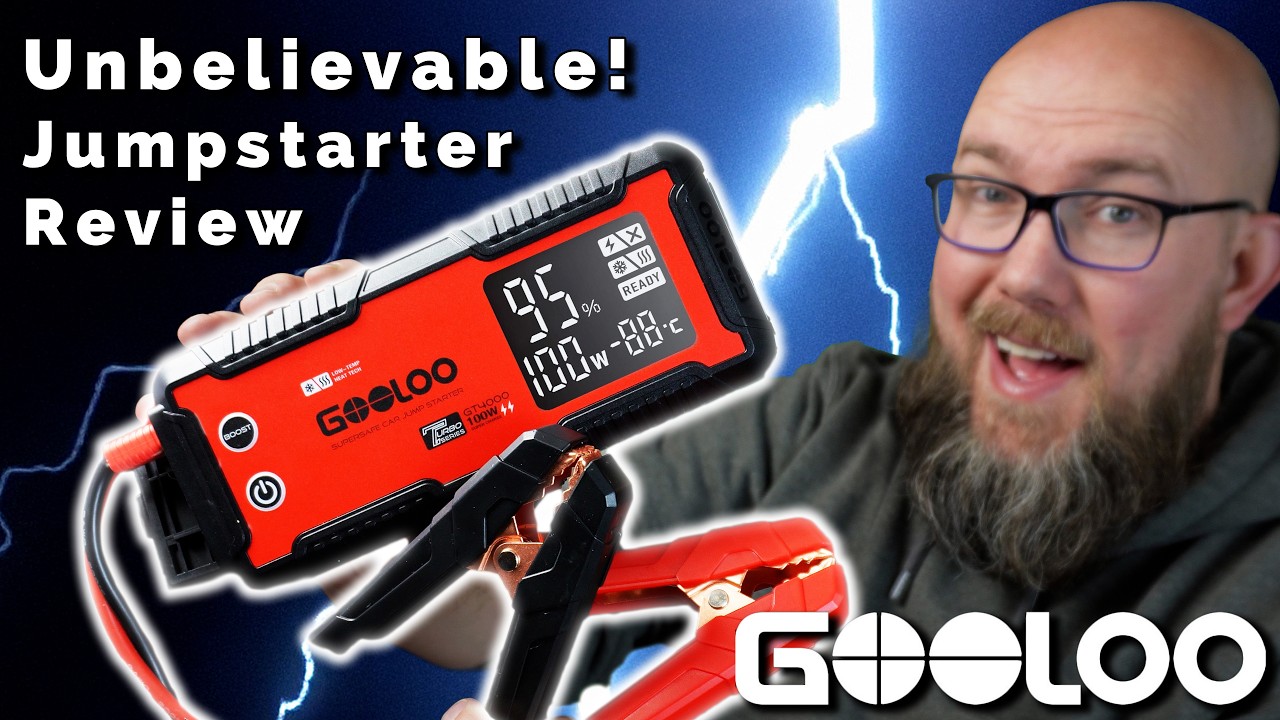 Powerful, Portable, & Perfect for Winter! Unboxing & Review of the GOOLOO GT4000 Jump Starter