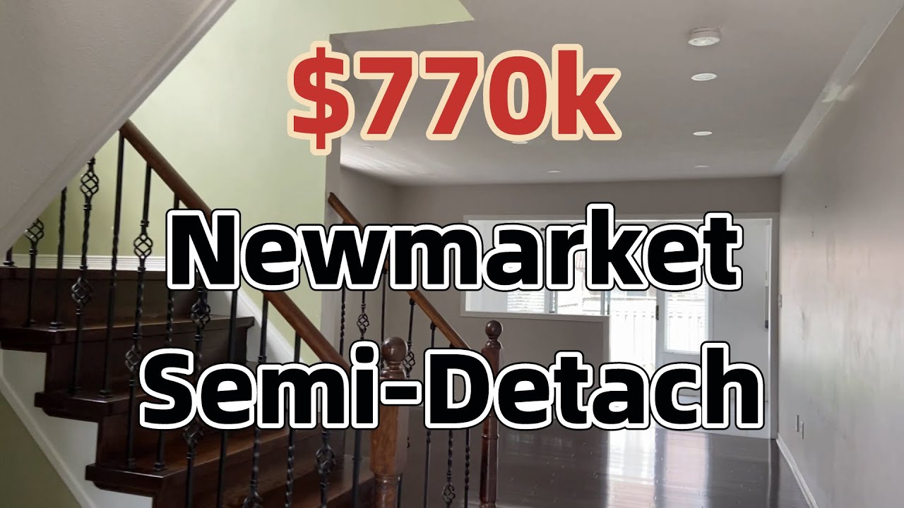 (Virtual Tour) Newmarket semi-detached house, $770 and you can get your family a spacious home!