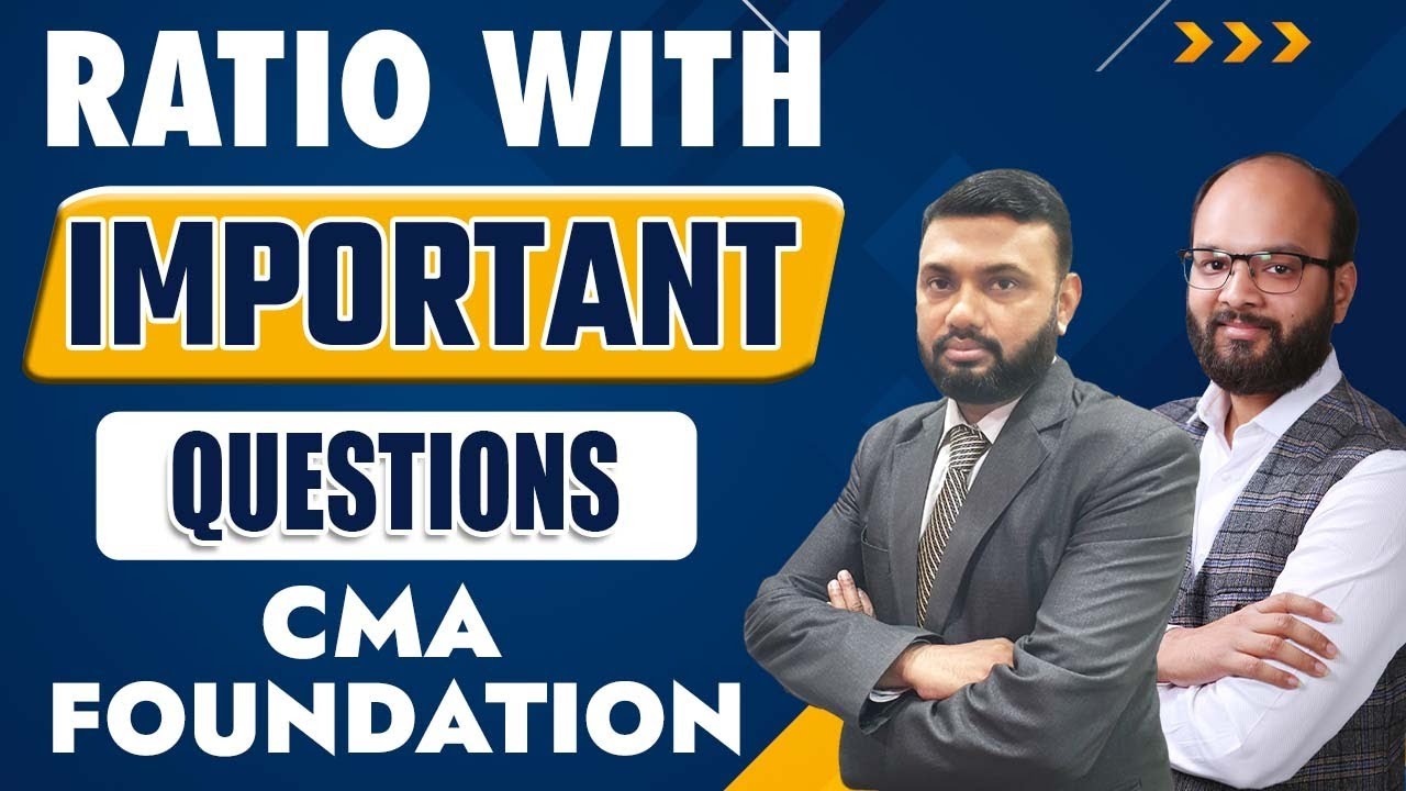 Ratio & Proportion Important Questions | CMA Foundation Dec 2024 Revision | Business Maths | ICMAI