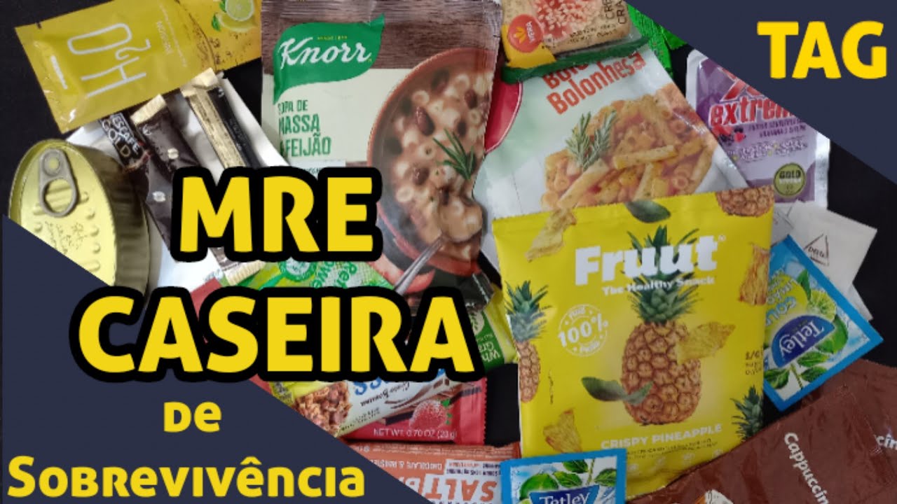 MRE Caseira - TAG #mre #sobrevivência #mrecaseira #sobrevivencialismo #prepper #outdoors