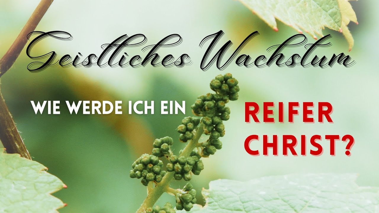 Geistliches Wachstum - Wie werde ich ein reifer Christ? – Rudolf Ebertshäuser
