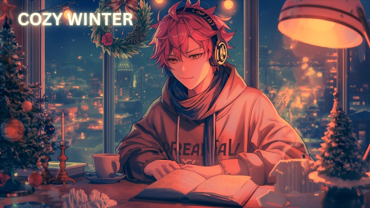Winter Nights & Warm Coffee ☕ | Cozy Lofi for Late Night Studying | Deep Focus & Stress Relief |