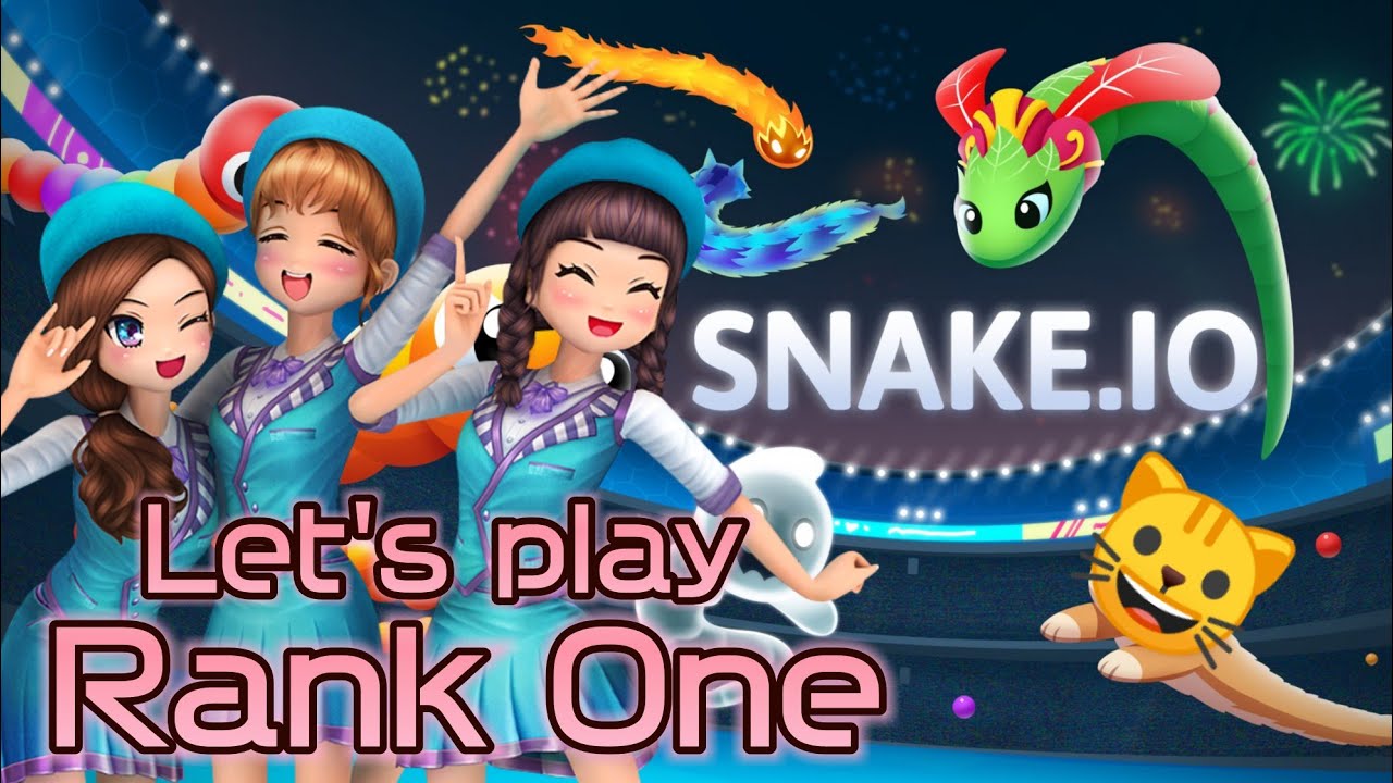 [Snake io] Let's go Rank One!