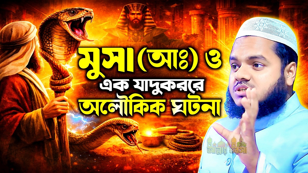মুসা আঃ ও যাদুকরদের সেই অবাক করা ঘটনা Abdullah bin Abdur Razzak New Waz
