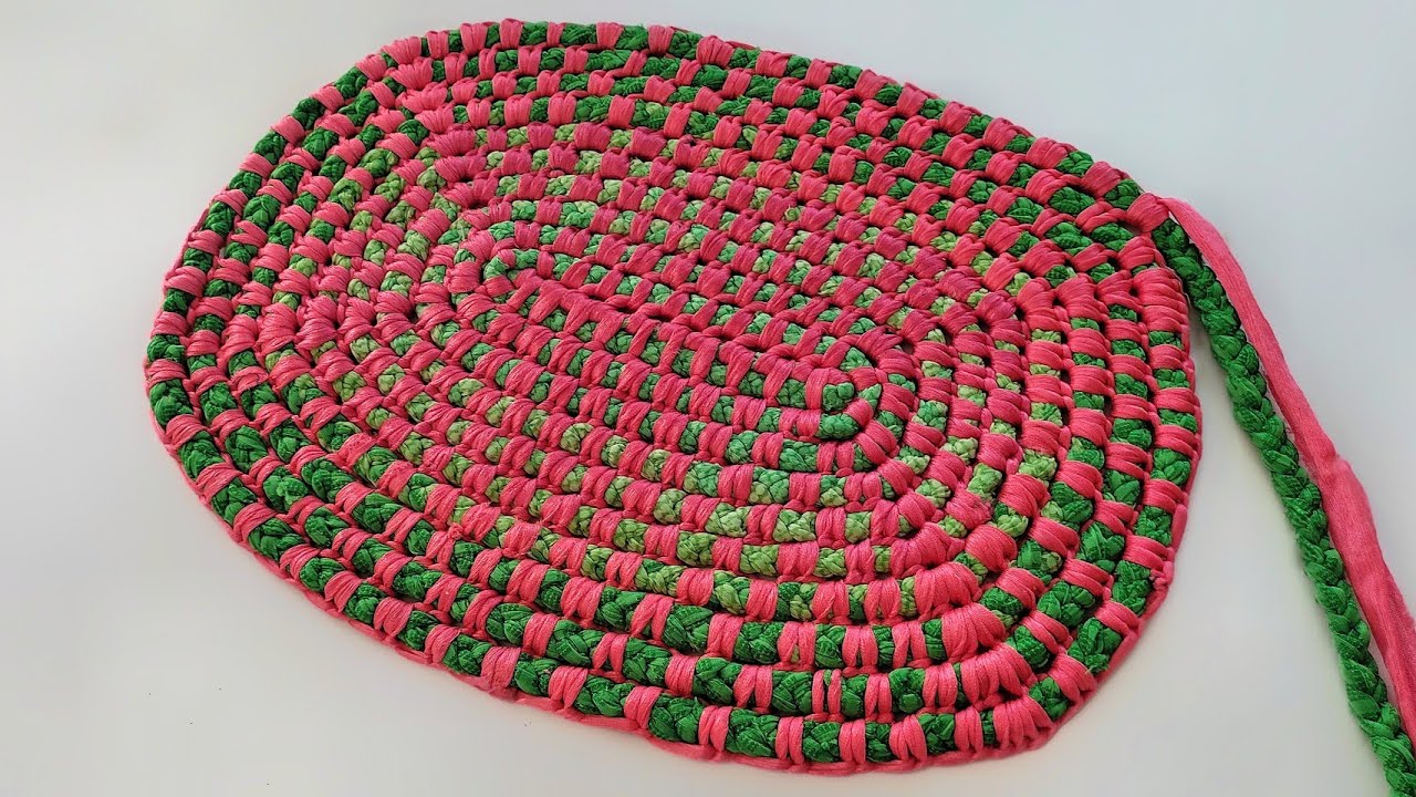 How to make doormat, Braided rug making at home, Safety pin doormat, Rajkumari Art's ✨