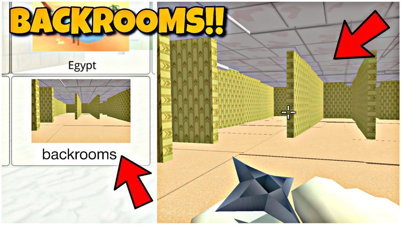 😱 BACKROOMS IN CHICKEN GUN!! I BUILT BACKROOMS IN CHICKEN GUN 3.6.01!!