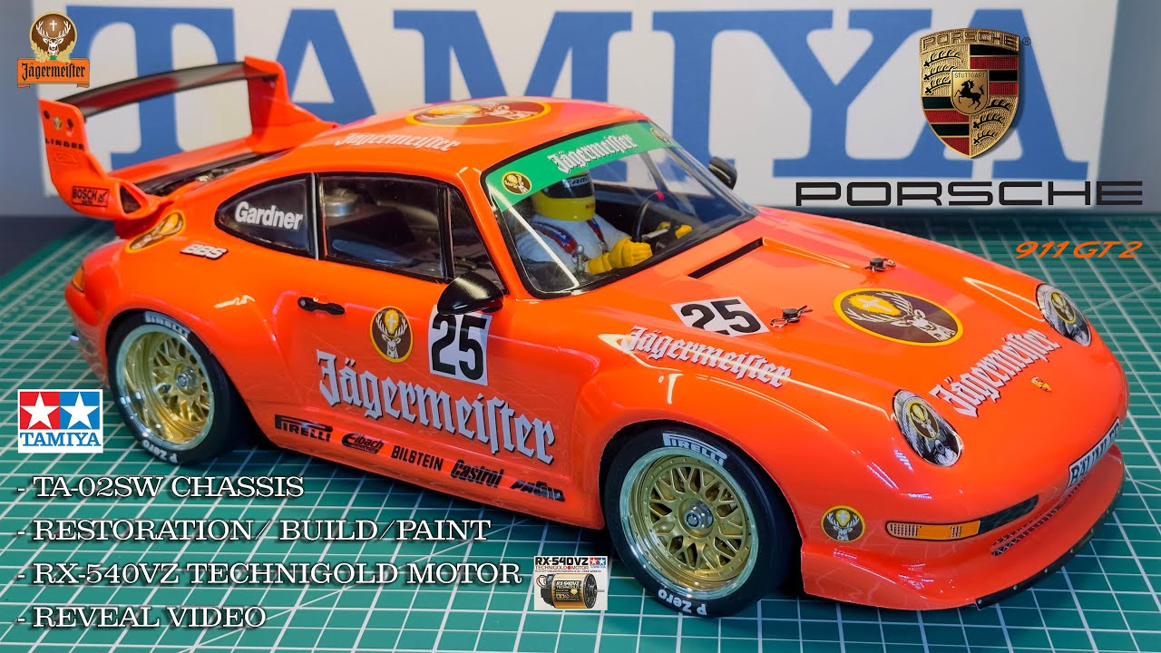 Tamiya Porsche 911 GT2 Jagermeister Build