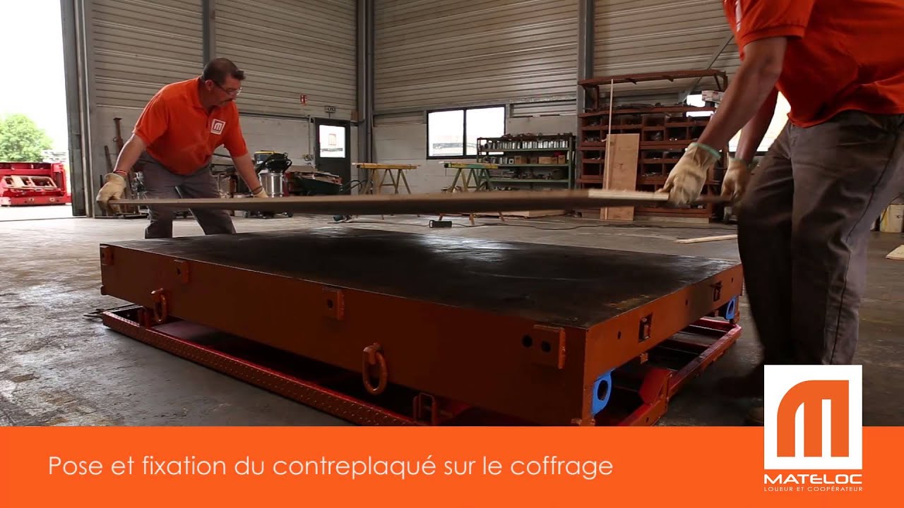 Le coffrage matricé avec Mateloc